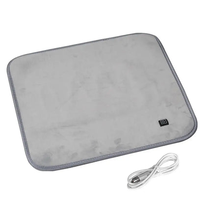 Heating Pad For Pets Anti Slip Cat Heated Pad With 3 Heating Level Durable Pet Warming Pad Auto Shut Off Heated Cushion