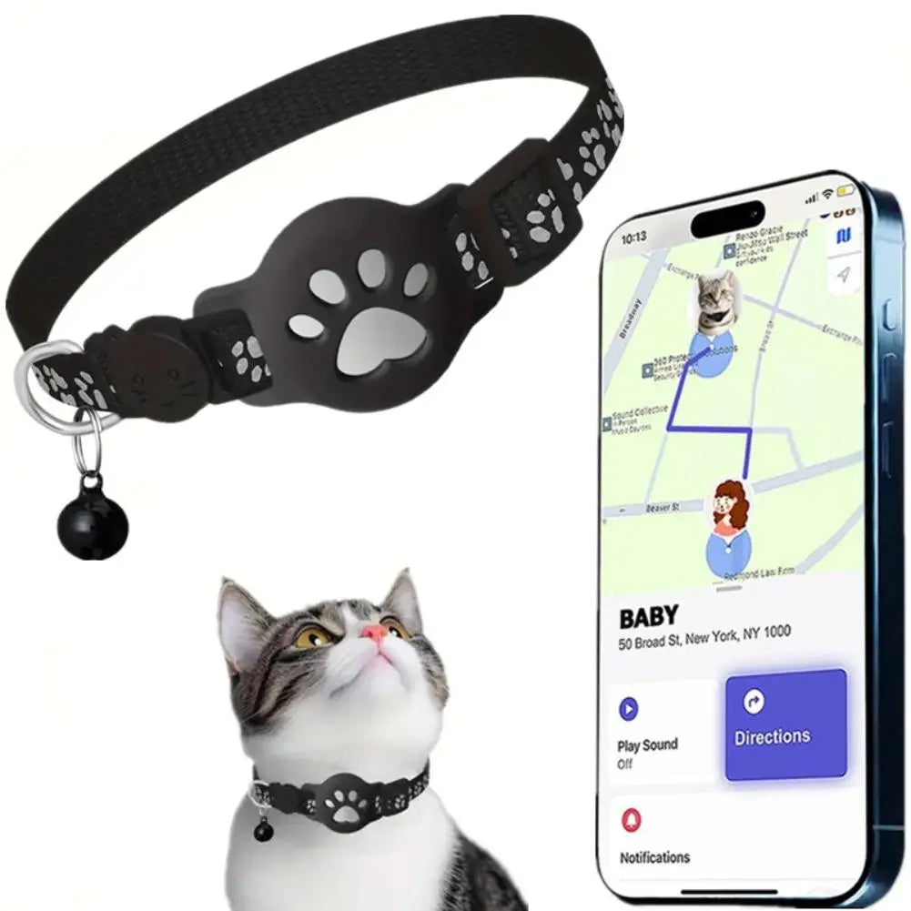 Cat Trackers GPS Cat Tracker Collar Pet Kitten GPS Collar Multifunctional Pet Smart GPS Trackers Pets Accessories iOS compatible