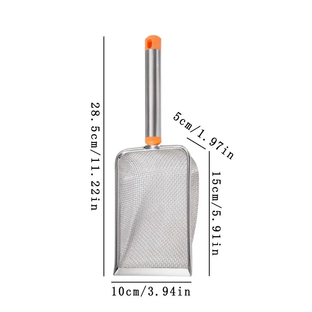 Pets Litter Sand Shovel Ergonomic Handle Deep Shovel Pet Cleaning Tool Pooper Scooper For Cats Waste Receptacles Pet Toilet