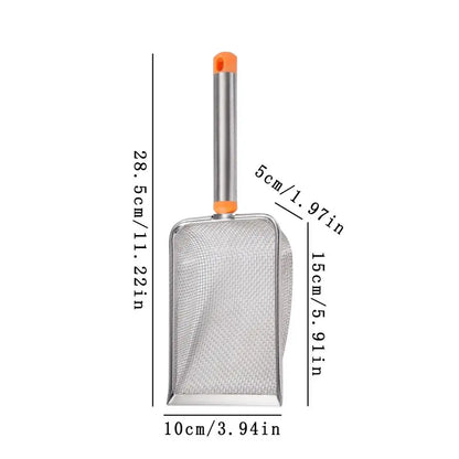 Pets Litter Sand Shovel Ergonomic Handle Deep Shovel Pet Cleaning Tool Pooper Scooper For Cats Waste Receptacles Pet Toilet