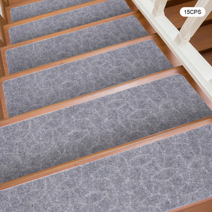8"x 30" 15PCS Carpet Stair Treads, Non-Slip Carpet Stair Runner with Non Skid Rubber Backing Perfect for Pets, Elders