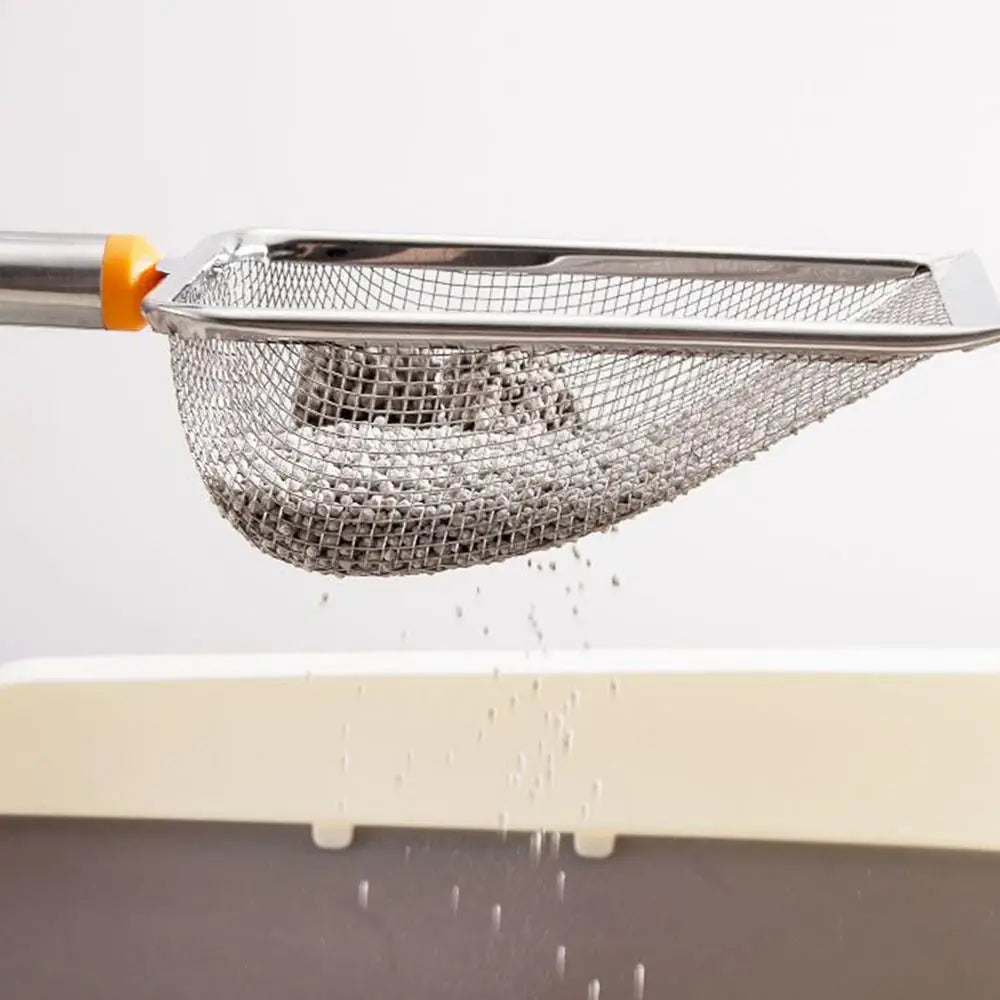 Pets Litter Sand Shovel Ergonomic Handle Deep Shovel Pet Cleaning Tool Pooper Scooper For Cats Waste Receptacles Pet Toilet