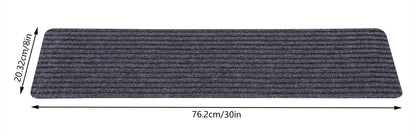 8"x 30" 15PCS Carpet Stair Treads, Non-Slip Carpet Stair Runner with Non Skid Rubber Backing Perfect for Pets, Elders