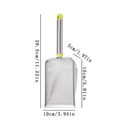 Pets Litter Sand Shovel Ergonomic Handle Deep Shovel Pet Cleaning Tool Pooper Scooper For Cats Waste Receptacles Pet Toilet