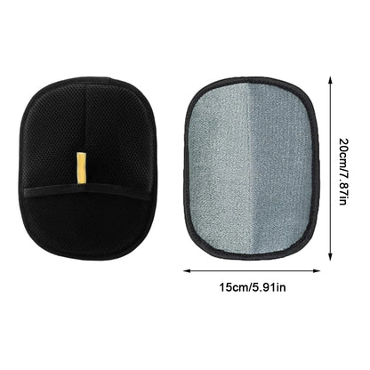 Pet Hair Removal Tool Set Reusable Static Removal Gloves, Double-Sided Grooming Gloves for Pets Removes Pet Fur Hair for Carpets