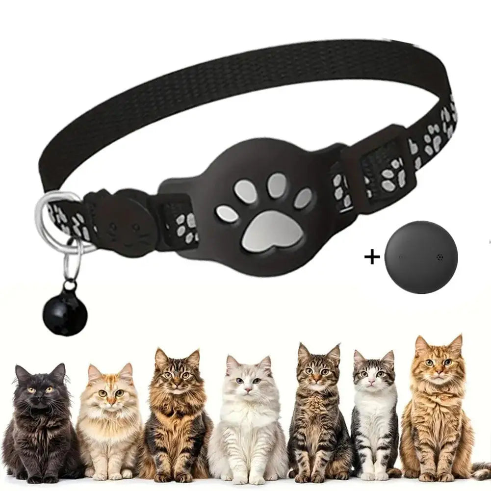 Cat Trackers GPS Cat Tracker Collar Pet Kitten GPS Collar Multifunctional Pet Smart GPS Trackers Pets Accessories iOS compatible