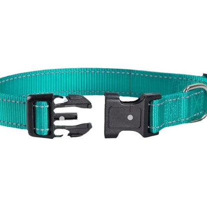 Dog Collar Reflective Strap With Safety Nylon Pet Collar Adjustable Pet Traction Rope Suitable For Small And Medium-Sized Pets