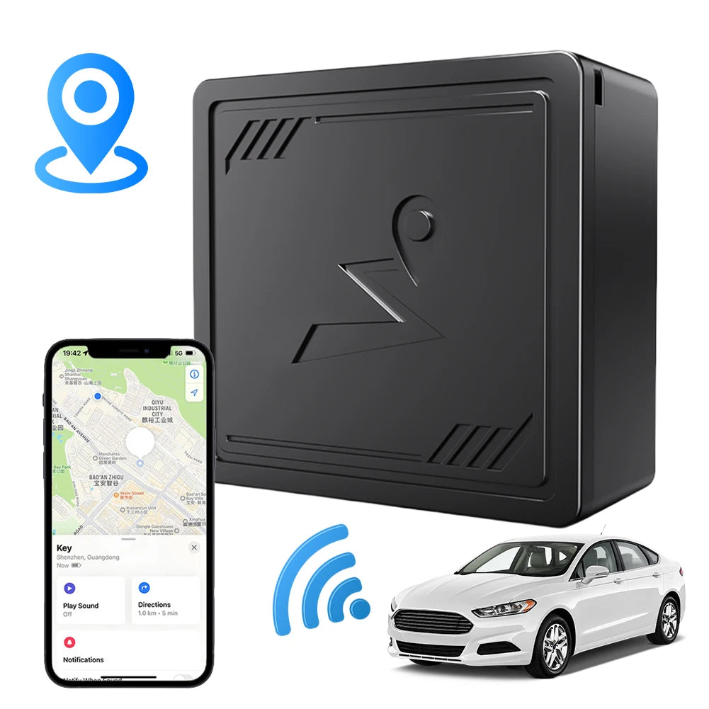 Portable 4G GPS Tracker with App Real Time Car Tracking Device Anti-Lost Recording Tracking Device for Elderly children Pets Car