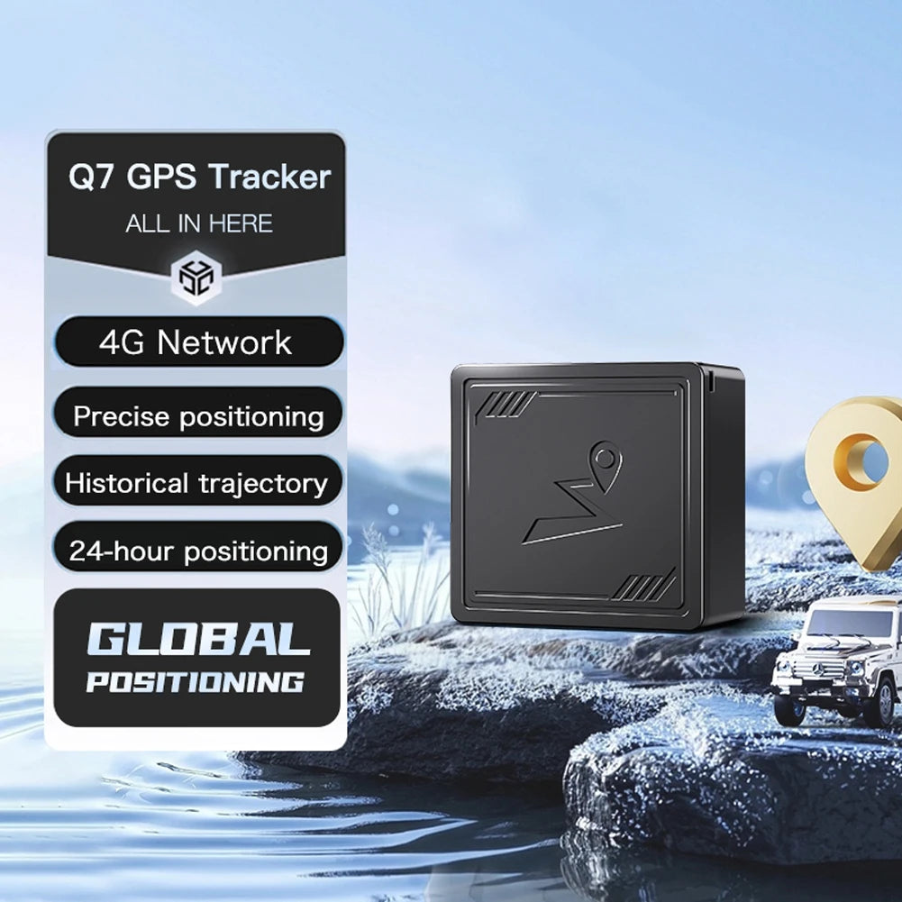 Portable 4G GPS Tracker with App Real Time Car Tracking Device Anti-Lost Recording Tracking Device for Elderly children Pets Car