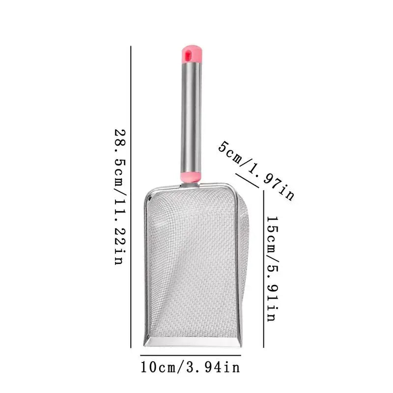Pets Litter Sand Shovel Ergonomic Handle Deep Shovel Pet Cleaning Tool Pooper Scooper For Cats Waste Receptacles Pet Toilet
