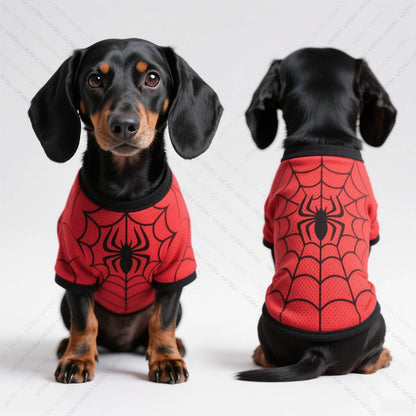 2025 Pet Summer Clothing Dog Vest Spider-Man Design Fresh And Cute Exclusive For Cute Pets  Quick Drying And Breathable