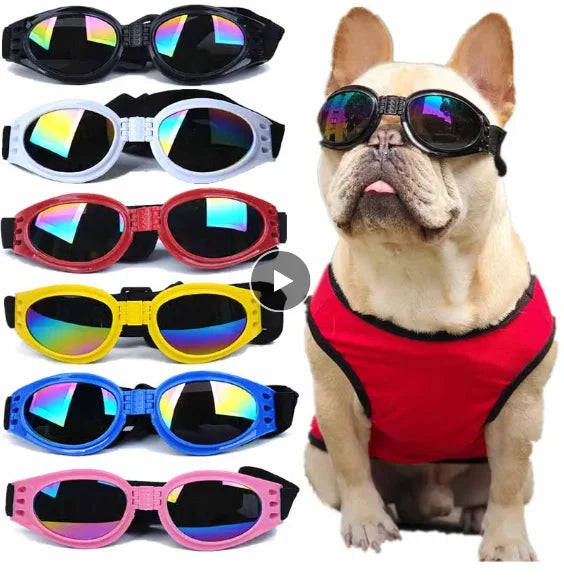 Fashion Pet Products Sunglasses Retro Solid Color Round Convenience Glasses Eyeglass For Pet Photos Props Accessories
