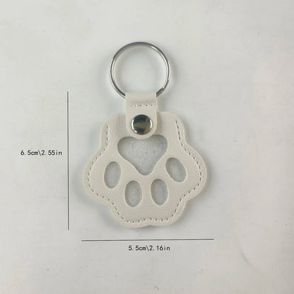 Leather Keychain Creativity Pets Hair Storage Hanging Decorations Cat Dog Hair Elegant Cute Handbag Hanging Decorations