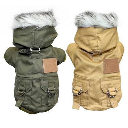 Winter Fashion Pet Dog Jackets for Small Medium Dogs Thicken Warm Chihuahua Yorkies Hoodie Pets Coats Clothing