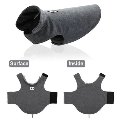 Reflective Big Dog Clothes Dog Coats Soft Fleece Jacket Winter Warm Pet Jackets For Small Large Dogs Puppy Clothes Pets Clothing