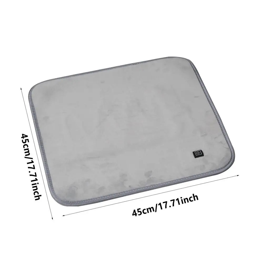 Heating Pad For Pets Anti Slip Cat Heated Pad With 3 Heating Level Durable Pet Warming Pad Auto Shut Off Heated Cushion