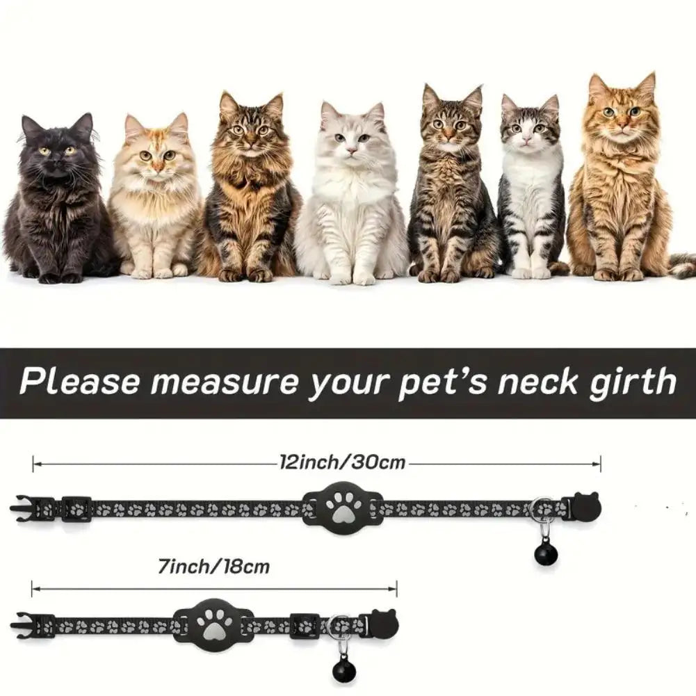 Cat Trackers GPS Cat Tracker Collar Pet Kitten GPS Collar Multifunctional Pet Smart GPS Trackers Pets Accessories iOS compatible