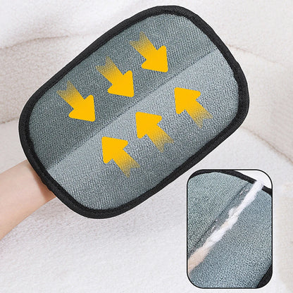 Pet Hair Removal Tool Set Reusable Static Removal Gloves, Double-Sided Grooming Gloves for Pets Removes Pet Fur Hair for Carpets