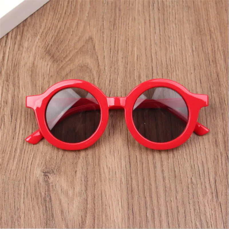 Fashion Pet Products Sunglasses Retro Solid Color Round Convenience Glasses Eyeglass For Pet Photos Props Accessories