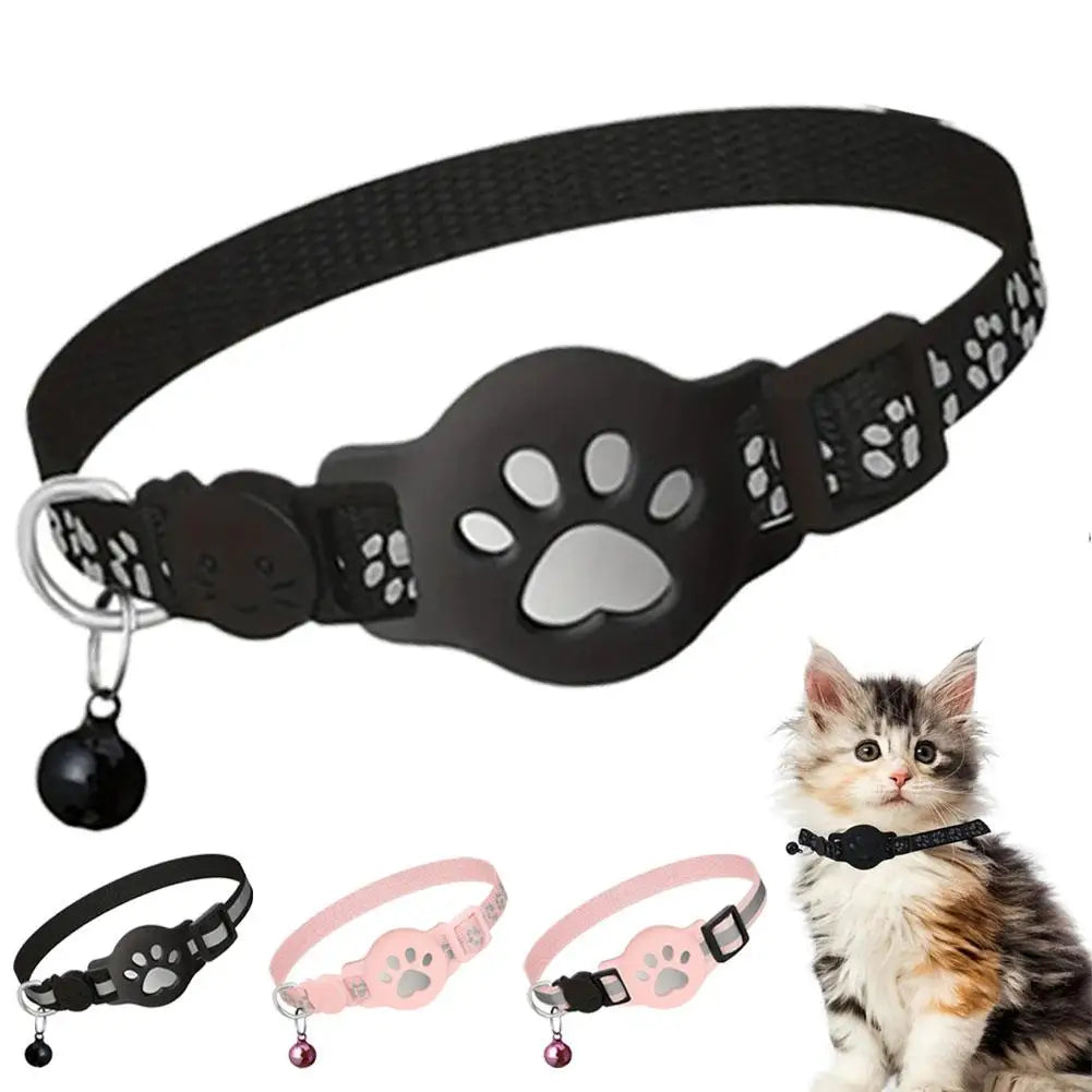Cat Trackers GPS Cat Tracker Collar Pet Kitten GPS Collar Multifunctional Pet Smart GPS Trackers Pets Accessories iOS compatible