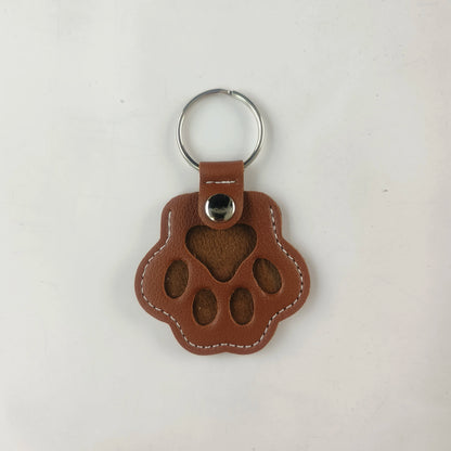 Leather Keychain Creativity Pets Hair Storage Hanging Decorations Cat Dog Hair Elegant Cute Handbag Hanging Decorations