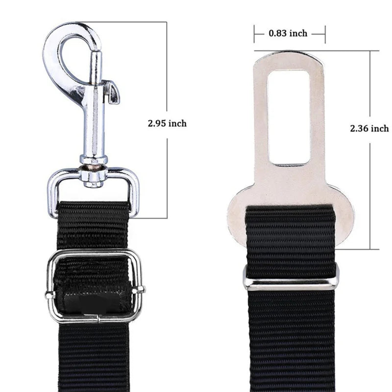 Pet Cat Dog Car Seat Belt Adjustable Pet Dog Seat Breakaway Solid Car Harness Outdoor Travel Safety Protector Pets Accessories