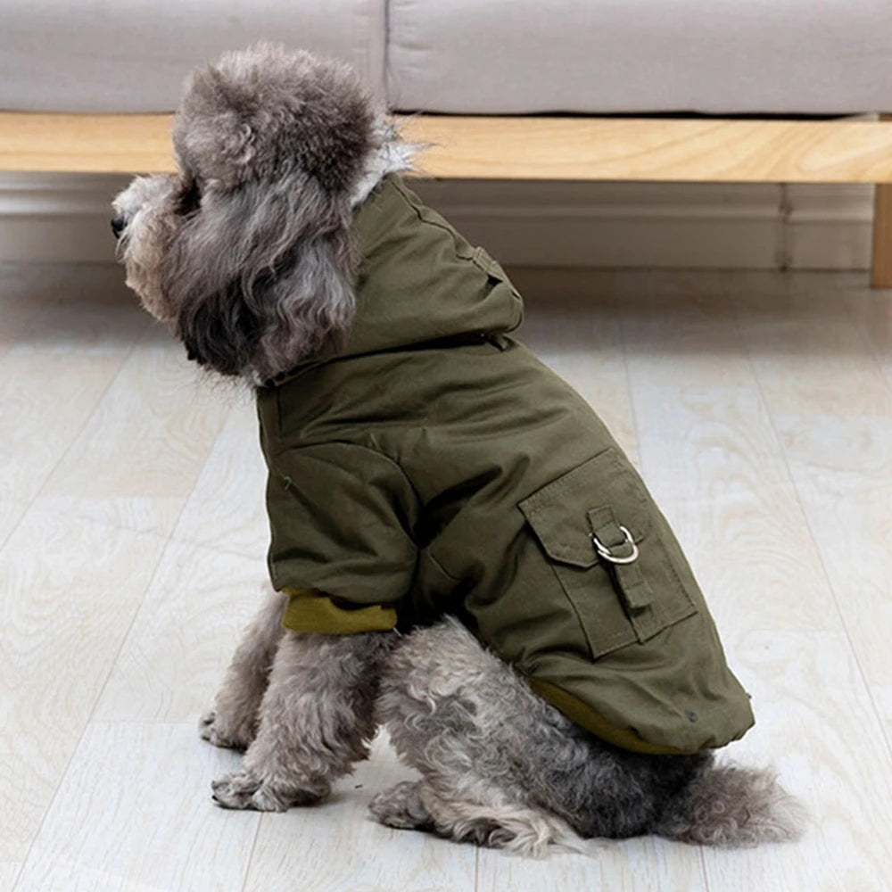 Winter Fashion Pet Dog Jackets for Small Medium Dogs Thicken Warm Chihuahua Yorkies Hoodie Pets Coats Clothing