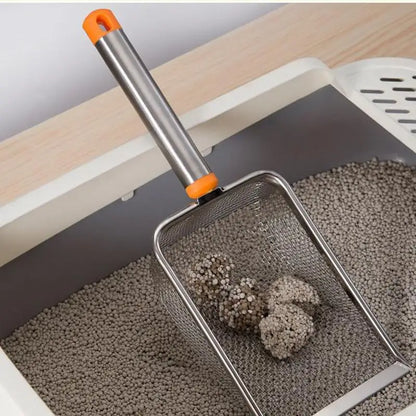 Pets Litter Sand Shovel Ergonomic Handle Deep Shovel Pet Cleaning Tool Pooper Scooper For Cats Waste Receptacles Pet Toilet